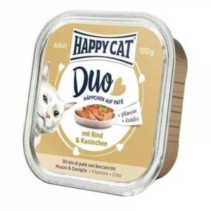 HAPPY CAT Deserówka pasztet wołowina i królik 100g - 1 zdjęcie