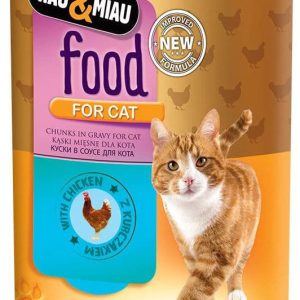 Hau&Miau Hau&Miau Food for CAT Kurczak 410g - 1 zdjęcie
