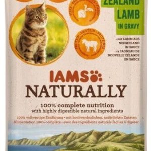 Iams Naturally Adult Cat with New Zealand Lamb in Gravy 85 g DARMOWA DOSTAWA OD 95 ZŁ! - 1 zdjęcie