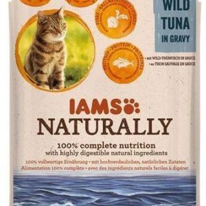 Iams Naturally Adult Cat with Wild Tuna in Gravy 85 g DARMOWA DOSTAWA OD 95 ZŁ! - 1 zdjęcie