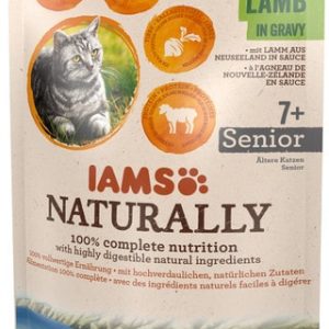 Iams Naturally mokra karma dla starszych kotów z jagnięciną nowozelandzką w sosie - 1 zdjęcie