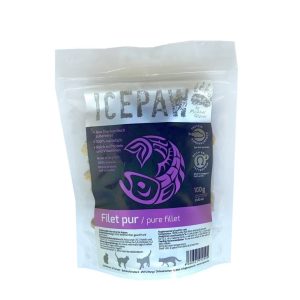 Icepaw ICEPAW filet pur- przysmaki z filetów białych ryb dla kotów 100g - 1 zdjęcie