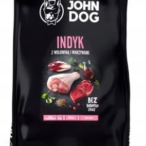 John Dog Indyk z wołowiną i warzywami 12 kg - 1 zdjęcie
