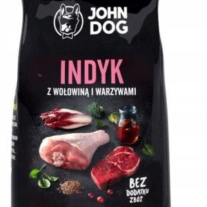 John Dog Indyk z Wołowiną i Warzywami 3 kg - 1 zdjęcie
