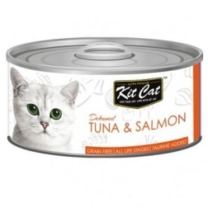 kit cat KIT CAT 80g TUNA & SALMON (z łososiem) x 6szt. - 1 zdjęcie