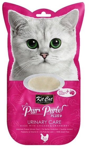 Kit Cat Kit Cat PurrPuree Plus+ Chicken Urinary Care 4x15g - 1 zdjęcie