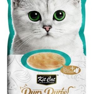 Kit Cat Kit Cat PurrPuree Tuna & Fiber Hairball 4x15g Kit Cat |DLA ZAMÓWIEŃ + 99zł GRATIS! - 1 zdjęcie