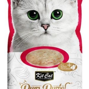 Kit Cat Kit Cat PurrPuree Tuna & Smoked Fish 4x15g Kit Cat |DLA ZAMÓWIEŃ + 99zł GRATIS! - 1 zdjęcie