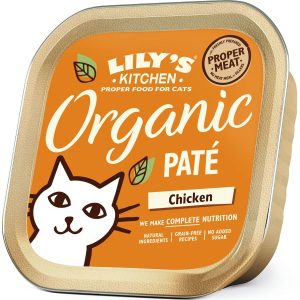 Lilys Kitchen Organic Pate Chicken Mokra Karma dla kota op 85g - 1 zdjęcie