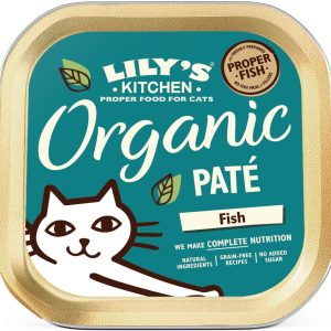 Lilys Kitchen Organic Pate Fish Mokra Karma dla kota op 85g - 1 zdjęcie