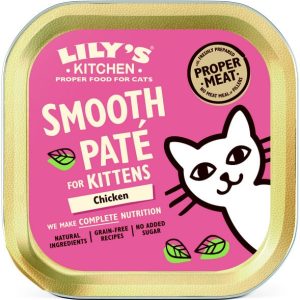 Lilys Kitchen Smooth Pate Kitten Chicken Mokra Karma dla kociąt op 85g - 1 zdjęcie