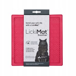 Mata LickiMat Classic Soother spowalniająca różowa - 1 zdjęcie