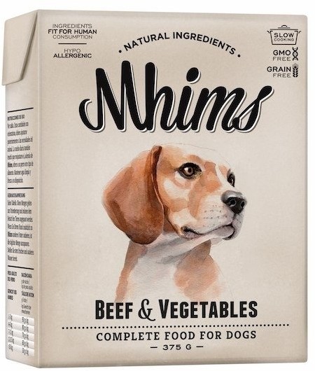 Mhims dla psów Mhims beef & vegetables 375g - 1 zdjęcie