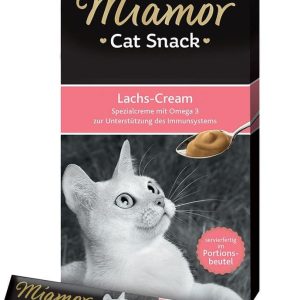 Miamor Miamor Cat Snack pasta z łososiem 6 x 15 g - 1 zdjęcie