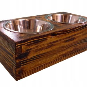 Miska dla psa na stojaku 2x1,9L/ h-15cm / - 1 zdjęcie