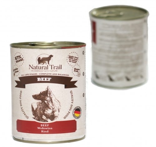 Natural Trail NATURAL TRAIL BEEF 800g karma w puszce dla psów wołowina - 1 zdjęcie