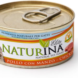 Naturina Naturina Wet Cat - Kurczak z wołowiną 70g - 1 zdjęcie