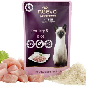 Nuevo Super Premium Kitten kurczak i ryż 85g KNUE009_PAK12 - 1 zdjęcie