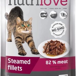 NUTRILOVE NUTRILOVE Nutrilove saszetka Wołowina w sosie 85g - 1 zdjęcie