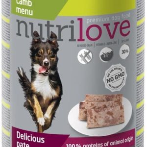 NUTRILOVE NUTRILOVE PIES puszka pate 400g JAGNIĘCINA - 1 zdjęcie