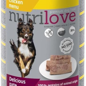 NUTRILOVE NUTRILOVE PIES puszka pate 400g KURCZAK - 1 zdjęcie