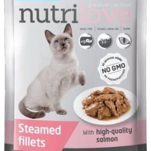 NUTRILOVE Nutrilove Sterilised w sosie łosoś 85g KNTL001_PAK12 - 1 zdjęcie