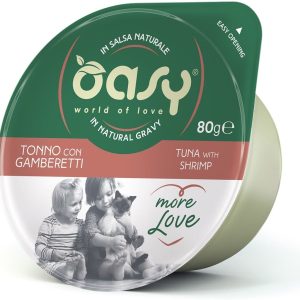 OASY MORE LOVE Tuńczyk z krewetkami 70 g - 1 zdjęcie