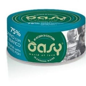 Oasy Oasy Kot More Love Tuńczyk i biała ryba puszka 70g - 1 zdjęcie