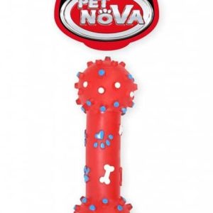 PET NOVA Pet Nova Hantel dentystyczny DentBone z dźwiękiem czerwony [rozmiar XL] 26cm PPTN050 - 1 zdjęcie