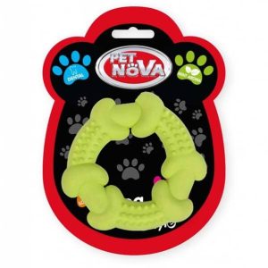 PET NOVA Pet Nova Ringo maxi SpecialRing z miętą żółte 10,5cm PPTN035 - 1 zdjęcie