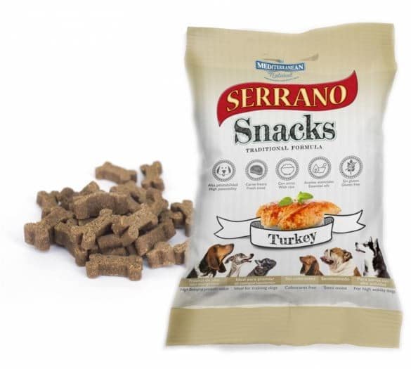 Pet Snack Company S.L. SERRANO Snacks INDYK przysmak treningowy 100g 8430235681736 - 1 zdjęcie