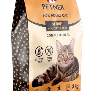 Petner karma dla kotów dorosłych 3 kg - 1 zdjęcie