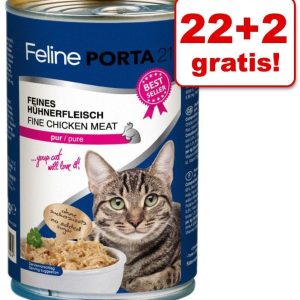 Porta 21 Korzystny zestaw Feline 12 x 400 g - Kurczak w sosie własnym - 1 zdjęcie