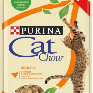 Purina Cat Chow Adult Kurczak i cukinia 85g - 1 zdjęcie