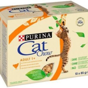 Purina Cat Chow Kurczak i cukinia saszetki 10x85g - 1 zdjęcie