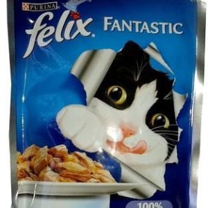 Purina Felix Fantastic karma dla kota z wołowiną w galaretce 100g - 1 zdjęcie