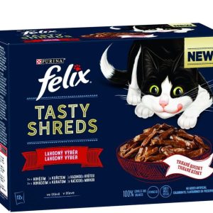 Purina Felix karma dla kotów Tasty Shreds 6x 12x80 g) - 1 zdjęcie