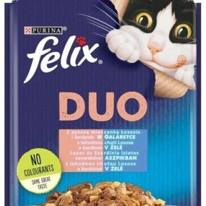 Purina Felix pouch DUO w galarecie 85g - 1 zdjęcie