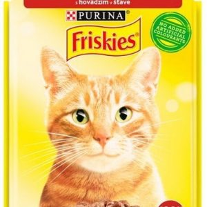 Purina Friskies Wołowina saszetka 85g - 1 zdjęcie