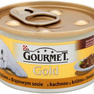 Purina Gourmet Gold Casserole mokra karma dla kota z kaczką i indykiem 85g - 1 zdjęcie