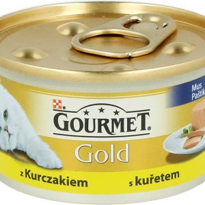 Purina Gourmet Gold mus mokra karma dla kota z kurczakiem w sosie 85g - 1 zdjęcie