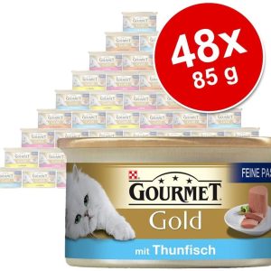 Purina Gourmet Zestaw Gold Mus, 48 x 85 g - Zestaw mieszany 3 - 1 zdjęcie