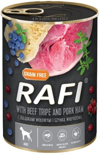 Rafi Dolina Noteci NEW z żołądkami wołowymi i szynką 400g - 1 zdjęcie