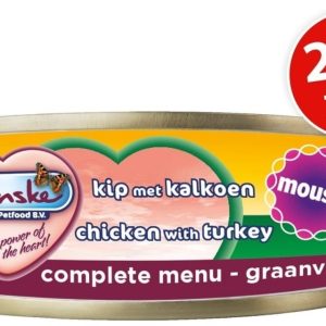 Renske Cat Renske Cat kurczak z indykiem - mus 24 szt. x 70g - 1 zdjęcie
