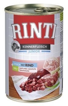 Rinti Kennerfleisch Junior Rind pies - wołowina puszka 400g MS_7658 - 1 zdjęcie
