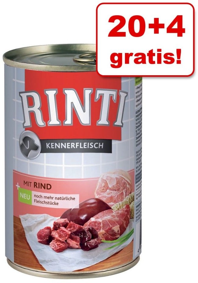 Rinti Kennerfleisch Rind pies - wołowina Puszka 400g 7667 - 1 zdjęcie