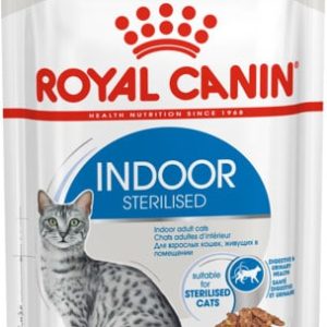 Royal Canin Indoor Sterilised w Galarecie saszetka 85g mokra karma dla dorosłych kotów sterylizowanych wszystkich ras 85g - 1 zdjęcie