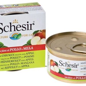 Schesir Kurczak z jabłkiem 75g - 1 zdjęcie