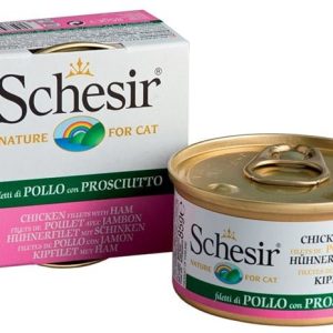 Schesir Kurczak z szynką w galaretce 6x50g - 1 zdjęcie