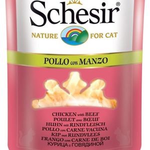 Schesir Kurczak z wołowiną saszetka 70g - 1 zdjęcie